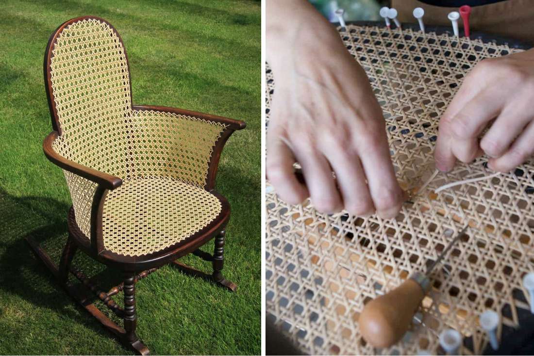 Cane chair online seat