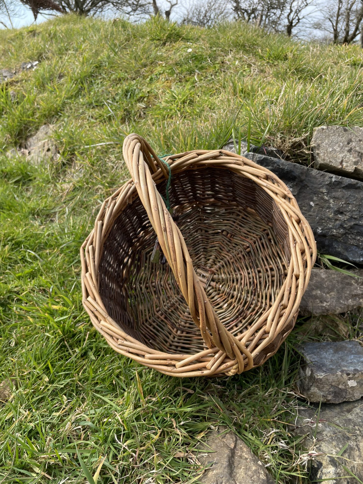 Willow shopping basket The Basketmakers' Association
