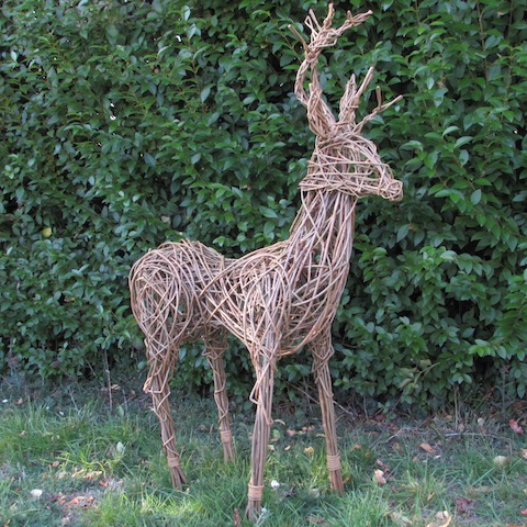 Reindeer Sculpture Willow Workshop Wednesday 13th December