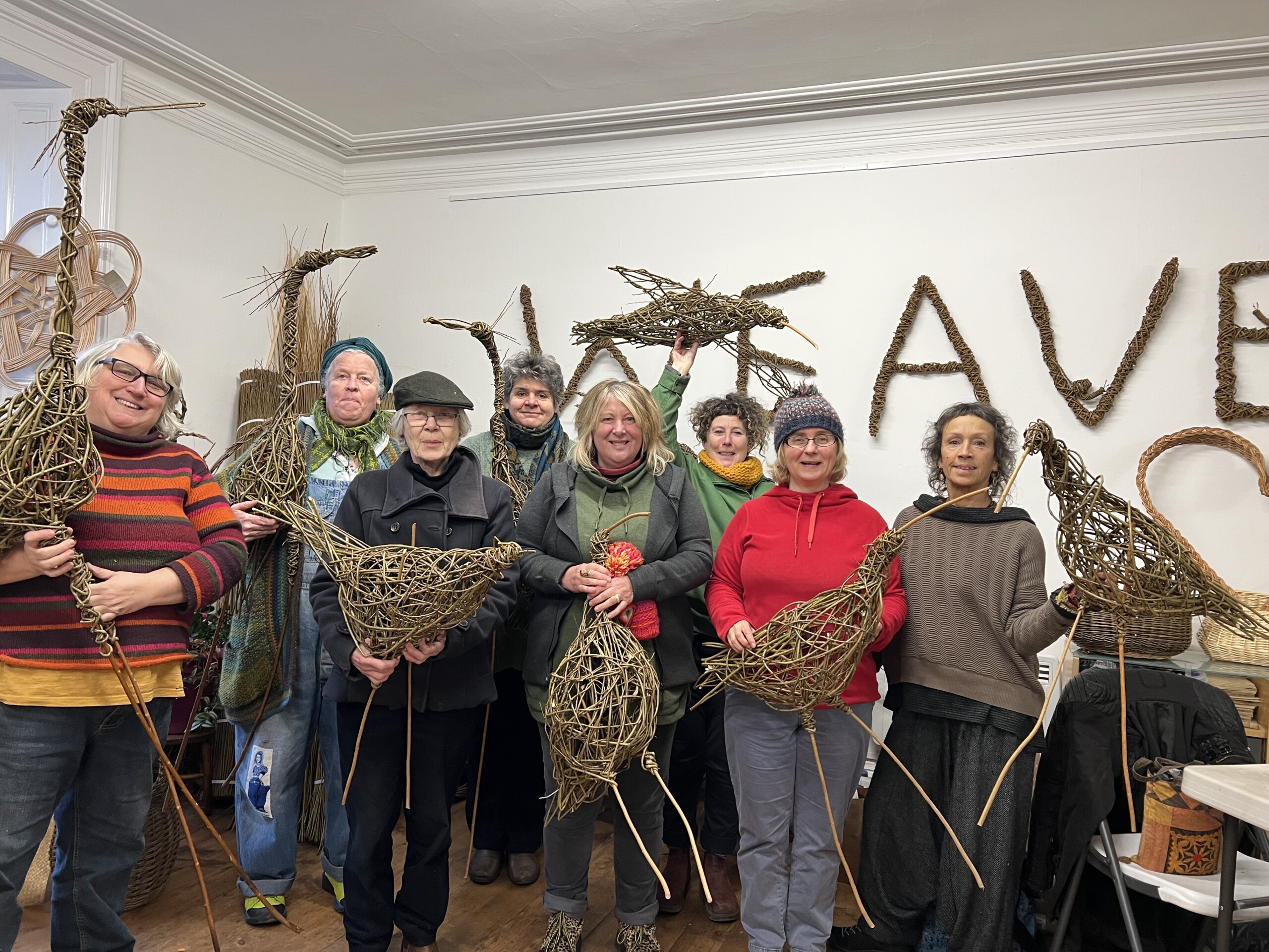 Willow Bird sculpture course with Joe Gregory