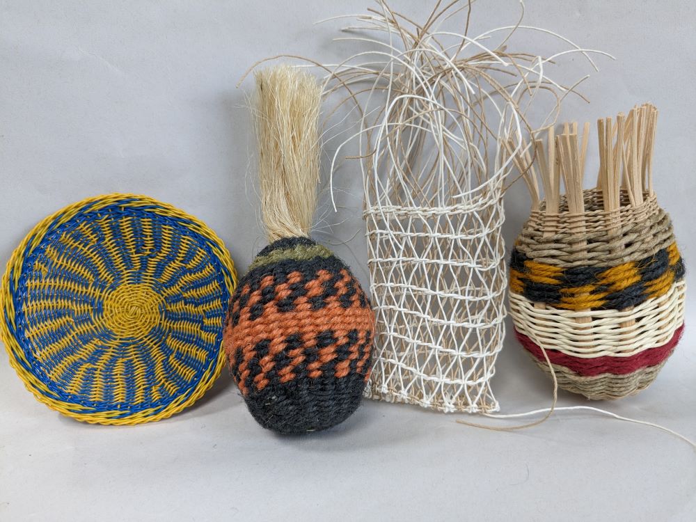 Twined basketry course