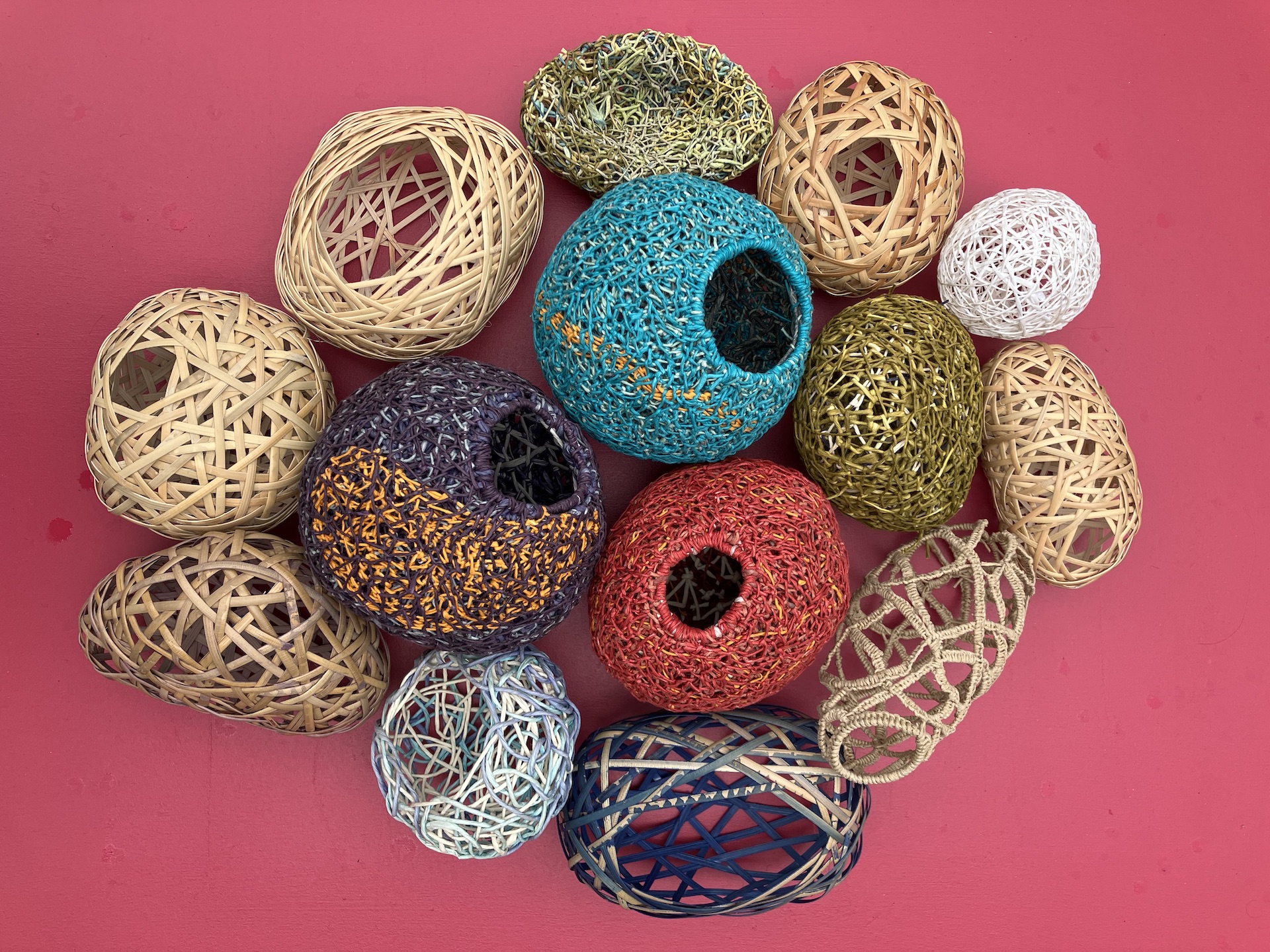 “Travelling Lines” – Random Weave Basketry