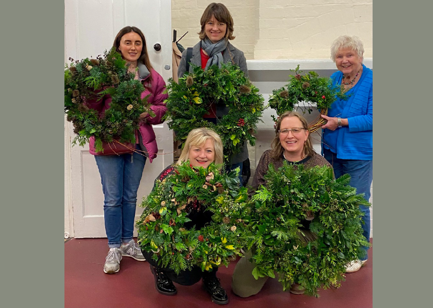 Christmas Wreath Making Workshop with Janet Sampson