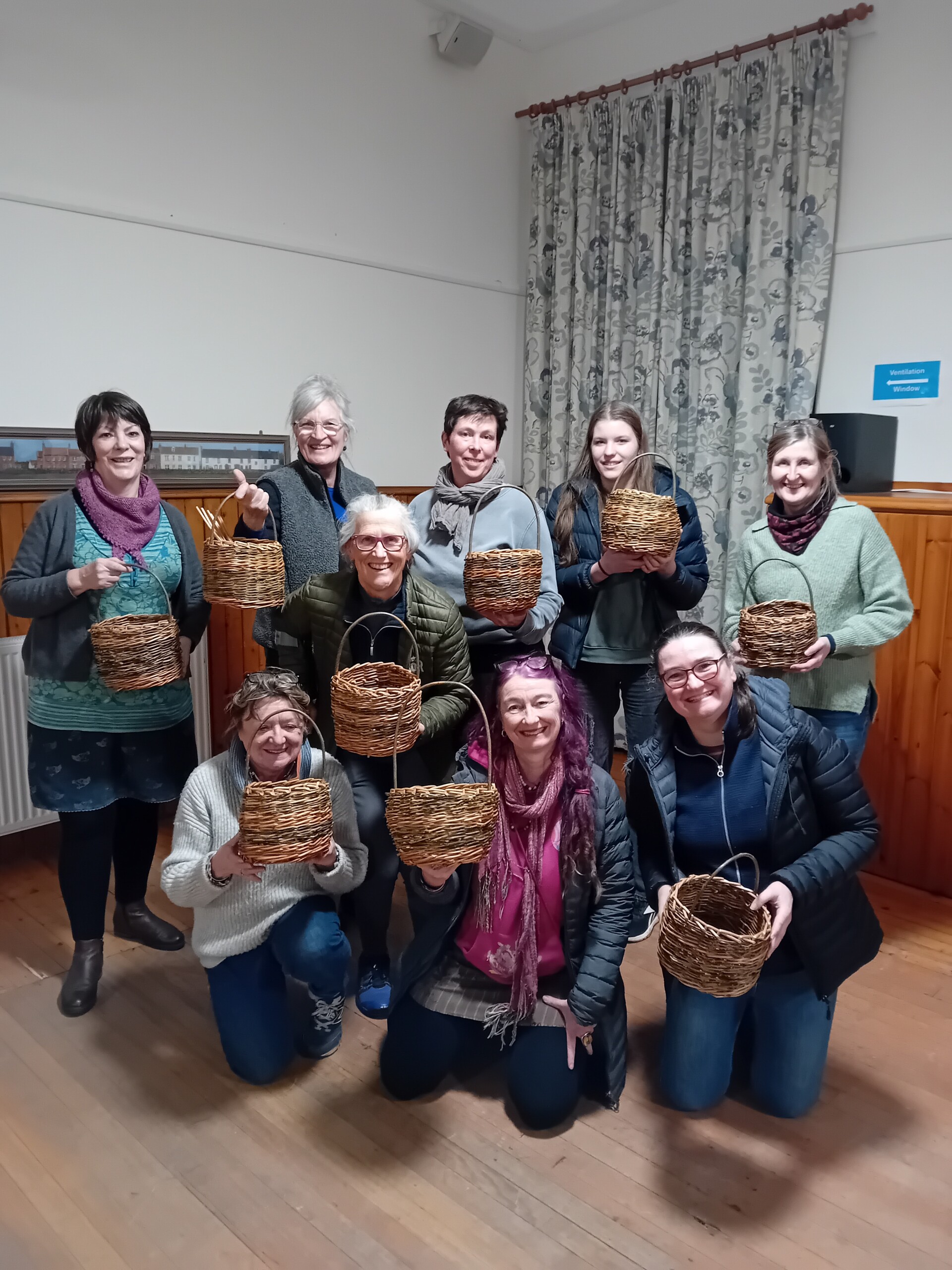 Willow Basket making workshop day