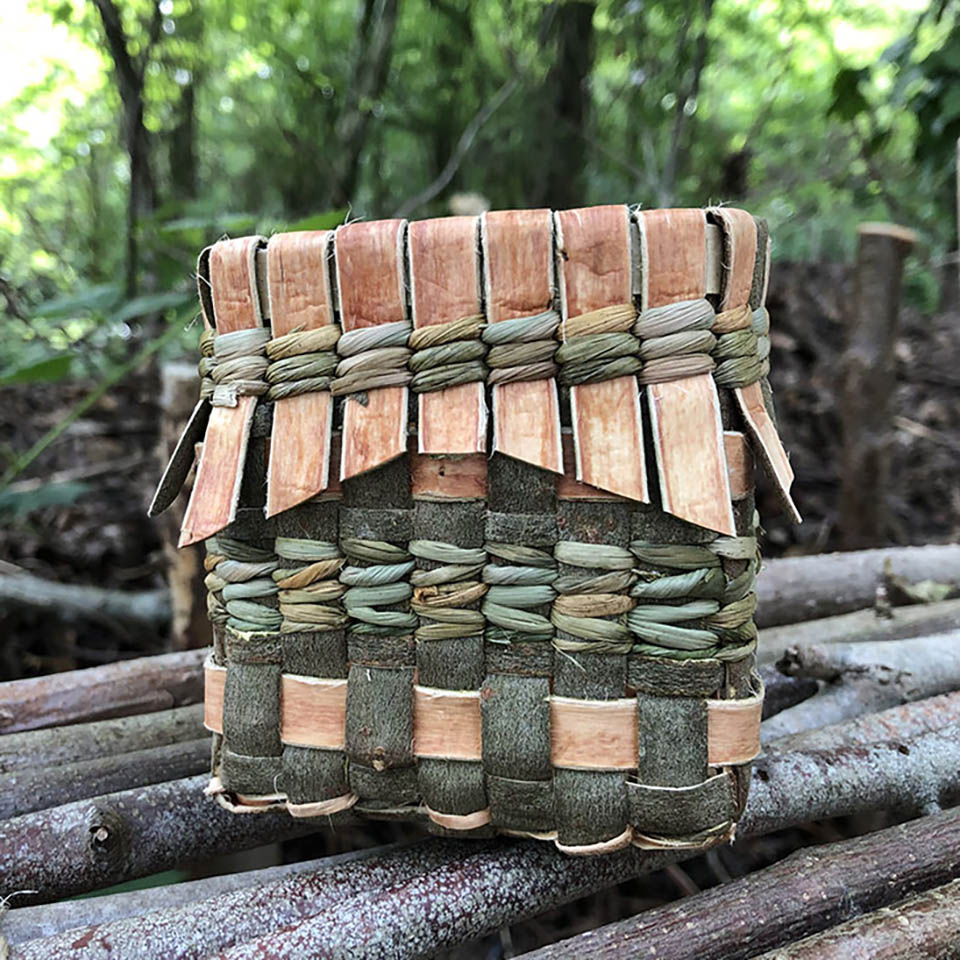 Make a bark basket