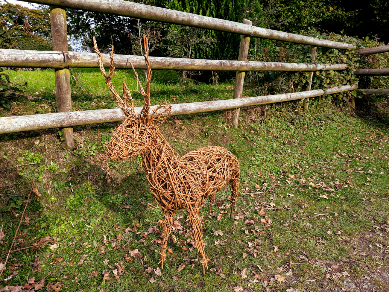 Willow deer workshop, New Forest,  Hampshire