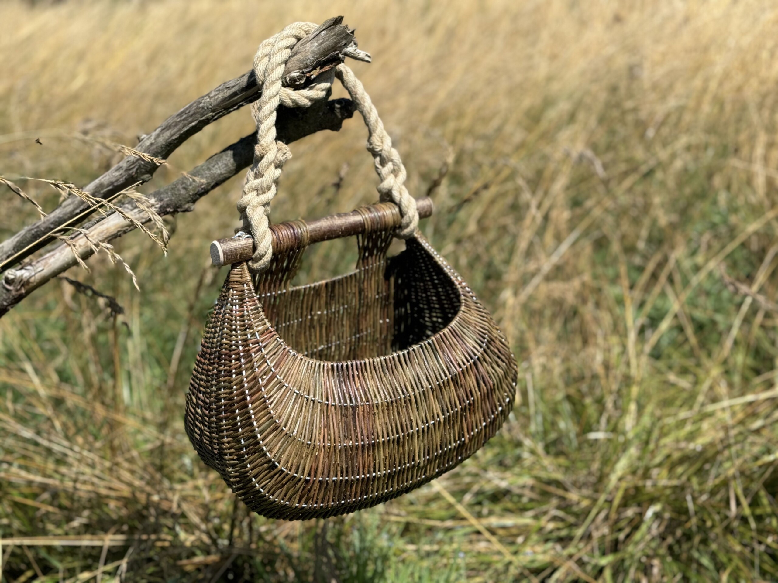 Guernsey baskets courses at Makers Barn Petworth 1-2 August 2025