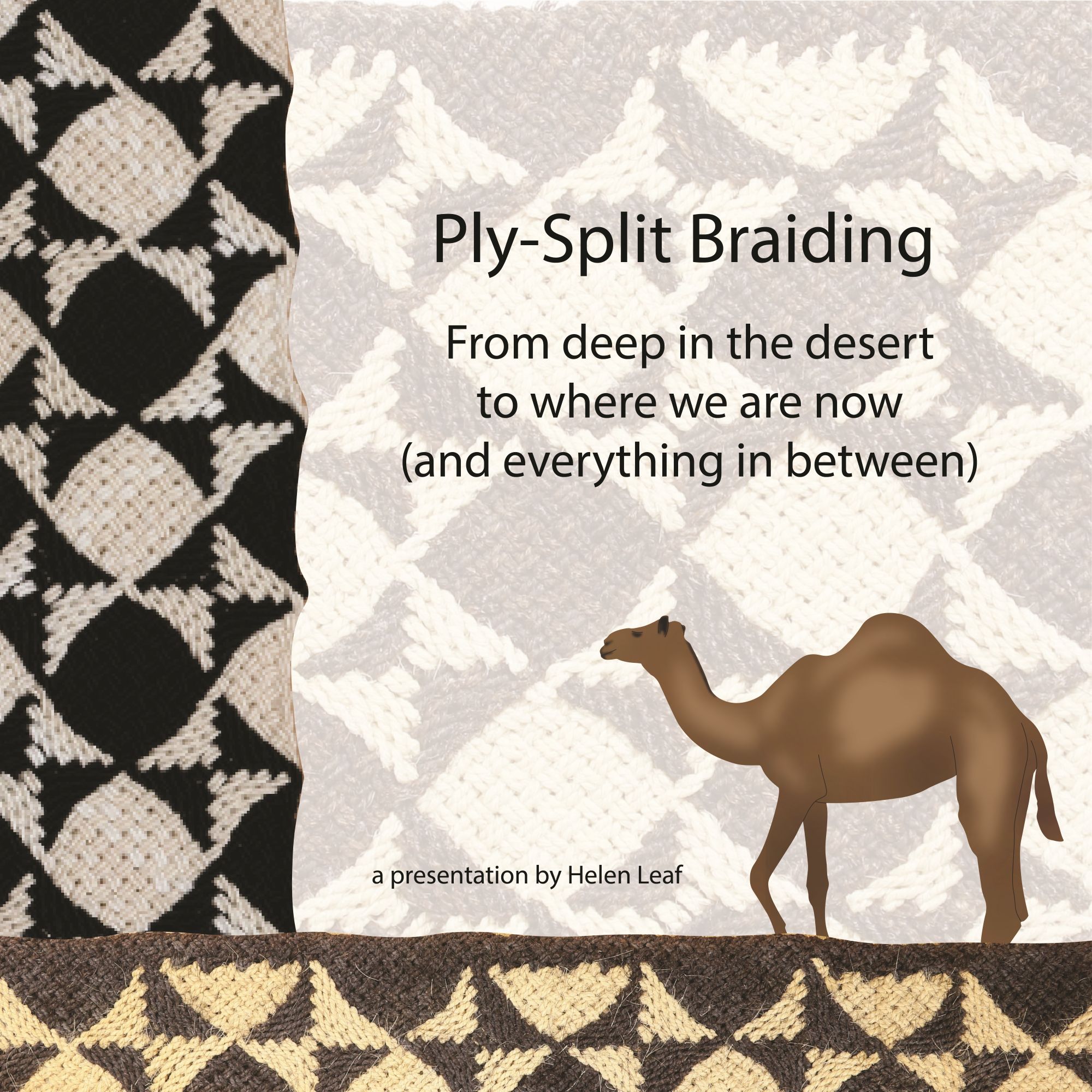Talk with Helen Leaf: Ply-split braiding – From deep in the desert to where we are now (and everything in between)