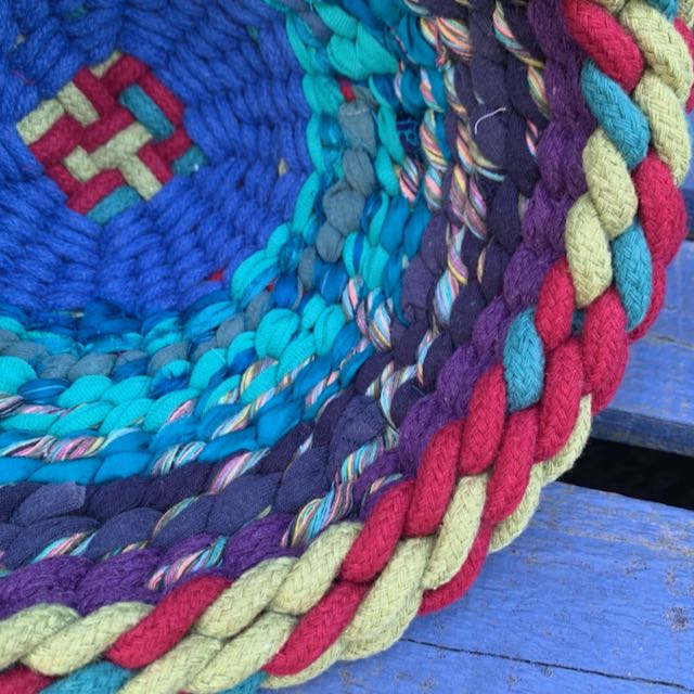 Twined Basketry On A Large Scale