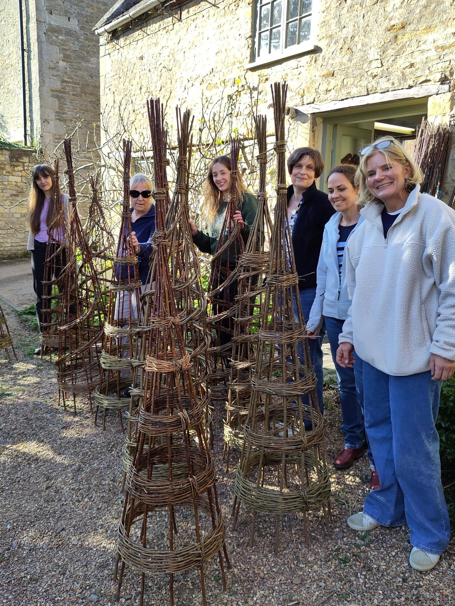 Spring Garden Supports & Bird Feeder