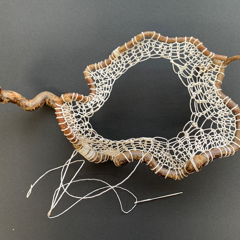 Textile Basketry with Stitching & Loops